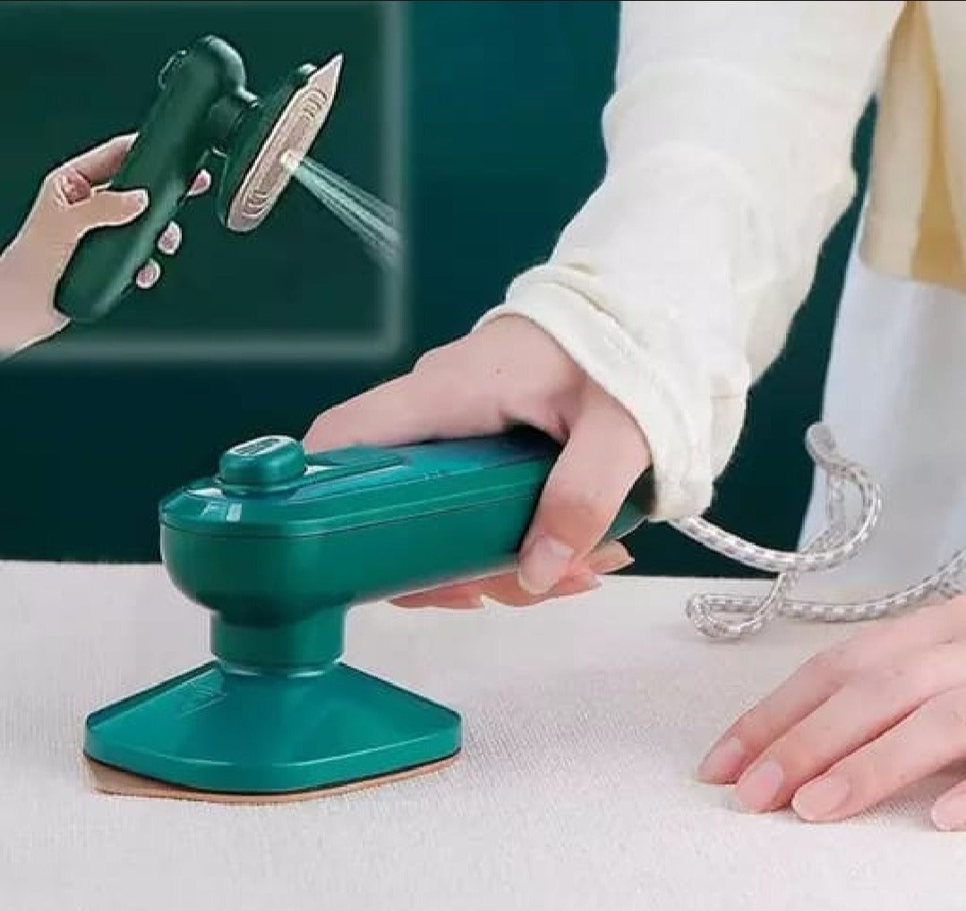Portable Steam Iron – Travel Garment Steamer with Spray & Storage Box for Quick Wrinkle Removal