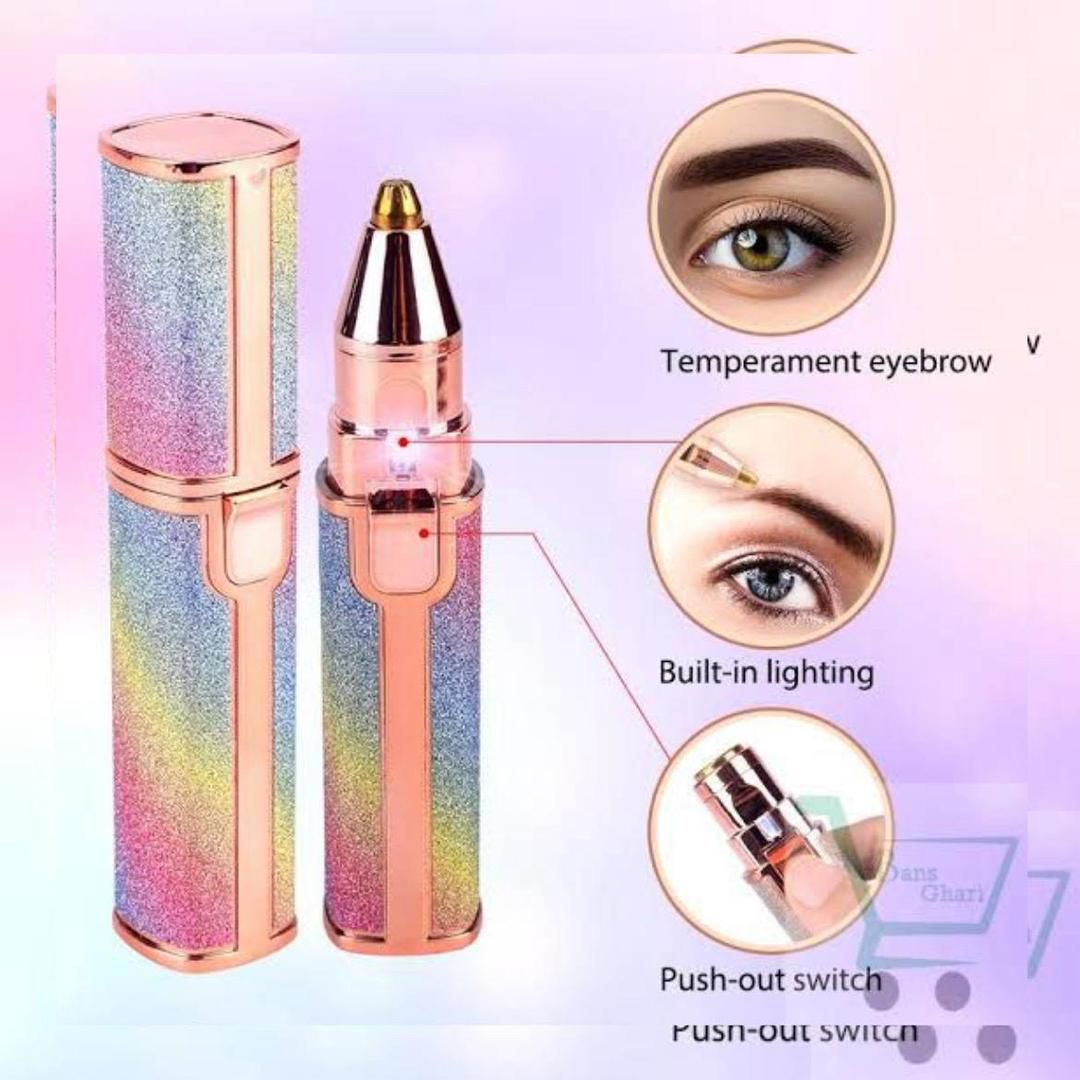 2-in-1 Eyebrow Trimmer & Facial Shaver – Flawless Hair Removal Grooming Tool for Daily Beauty