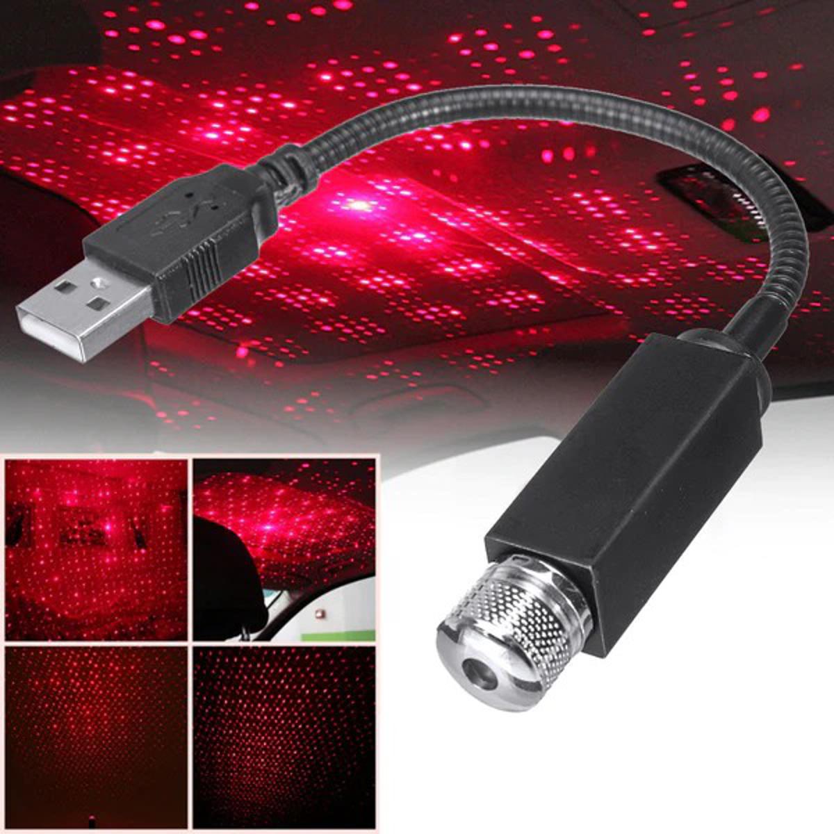 Mini LED Car Roof Star Night Light Projector – Galaxy Ambient Lamp for Car Interior