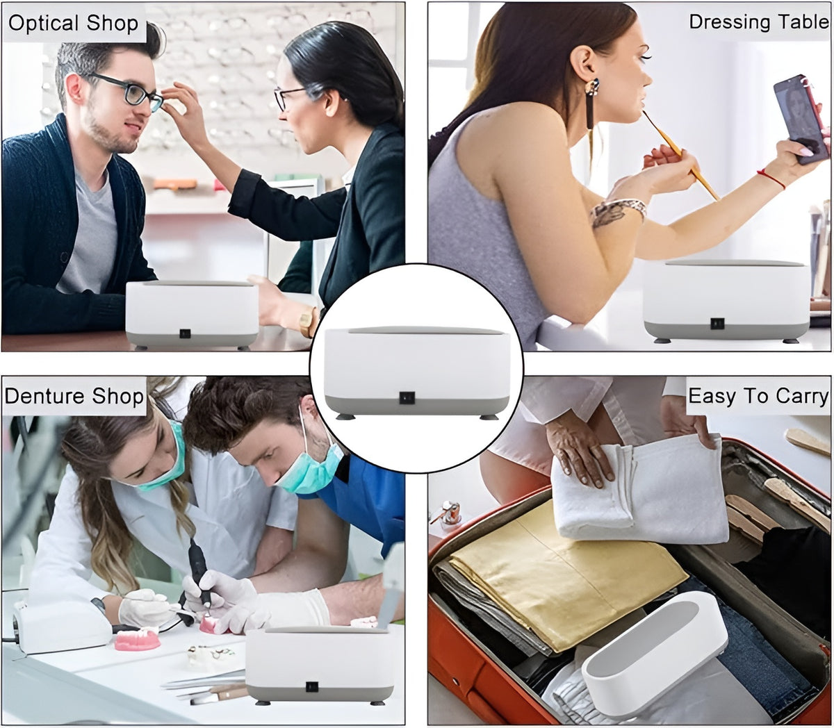 Ultrasonic Jewelry Cleaner – Professional Cleaning Machine for Watches, Glasses & Jewelry